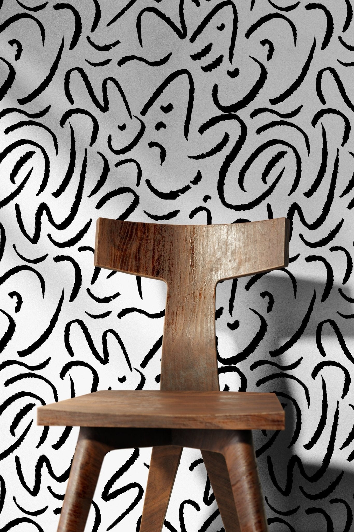 Abstract Curves Wallpaper - C507 - WallTrend