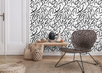 Abstract Curves Wallpaper - C507 - WallTrend