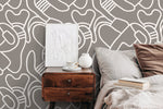 Abstract Curves Wallpaper - X109 - WallTrend