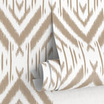 Abstract Ethno Ikat Wallpaper - C745 - WallTrend