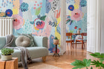 Abstract Floral Bliss Wallpaper - B483 - WallTrend