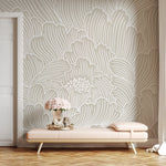 Abstract Floral Bursts Wallpaper - C922 - WallTrend