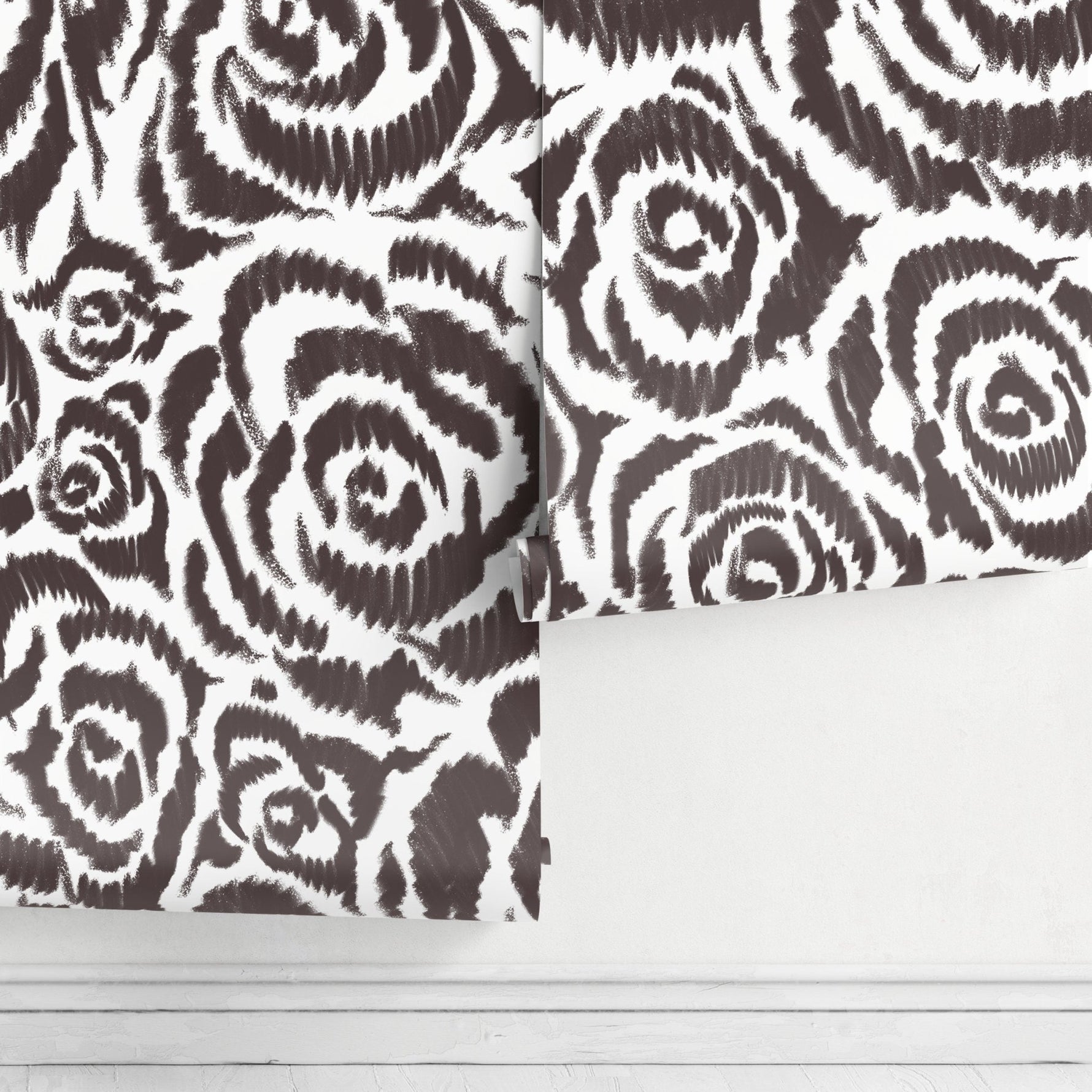 Abstract Floral Swirls Wallpaper - C660 - WallTrend