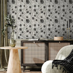 Abstract Floral Swirls Wallpaper - X124 - WallTrend