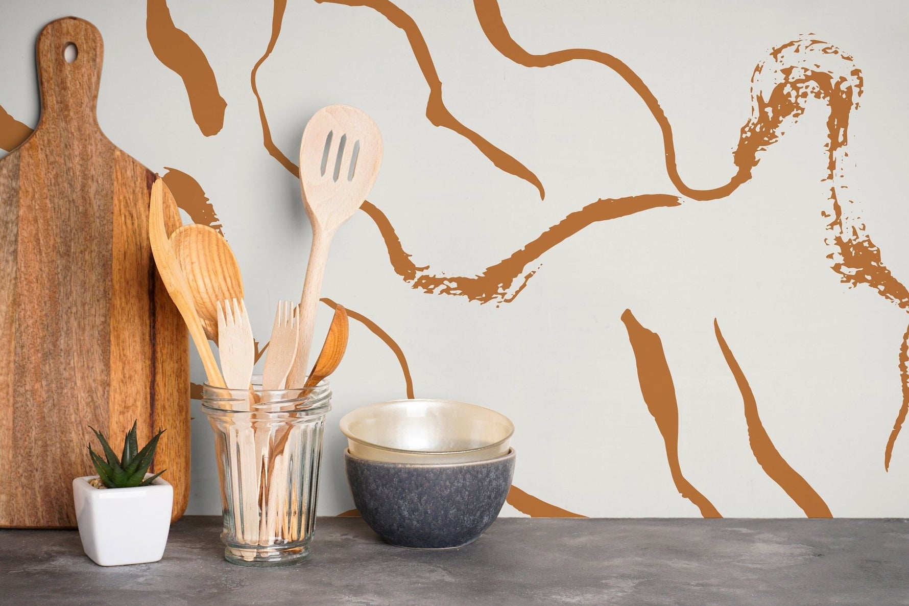 Abstract Flow Wallpaper - C265 - WallTrend