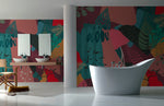 Abstract Foliage Mix Wallpaper - B438 - WallTrend