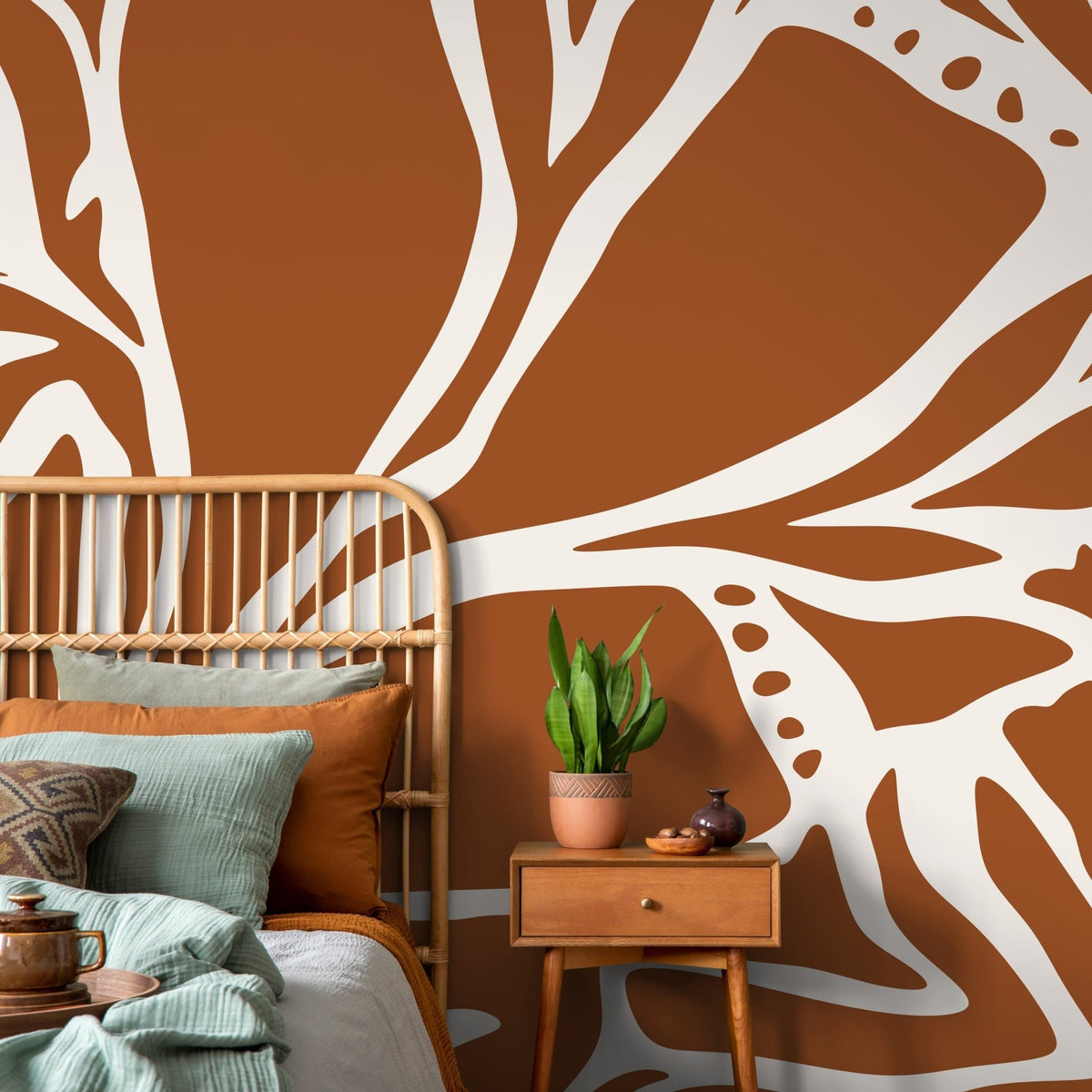 Abstract Forest Wallpaper - D638 - WallTrend