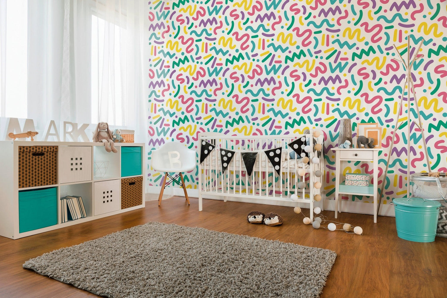 Abstract Fun Party Wallpaper - B492 - WallTrend