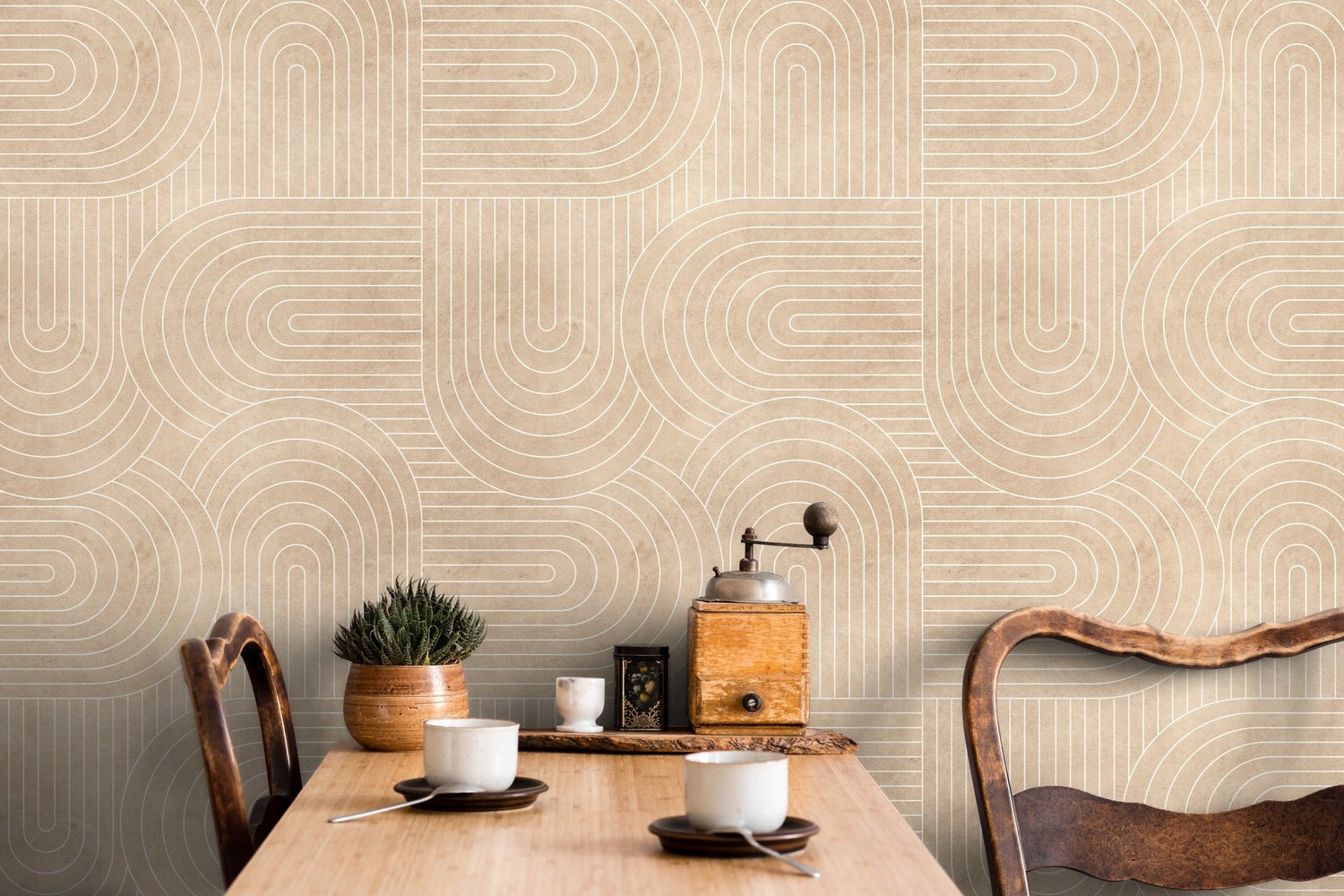 Abstract Geometric Lines Wallpaper - C847 - WallTrend