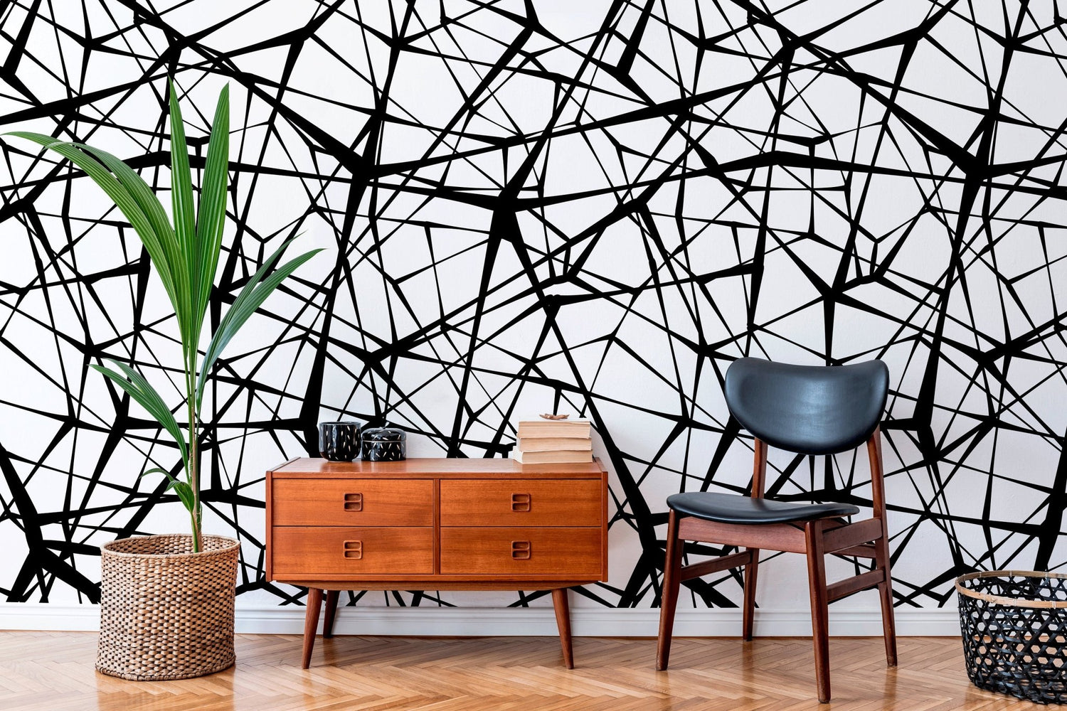 Abstract Geometric Maze Wallpaper - B562 - WallTrend