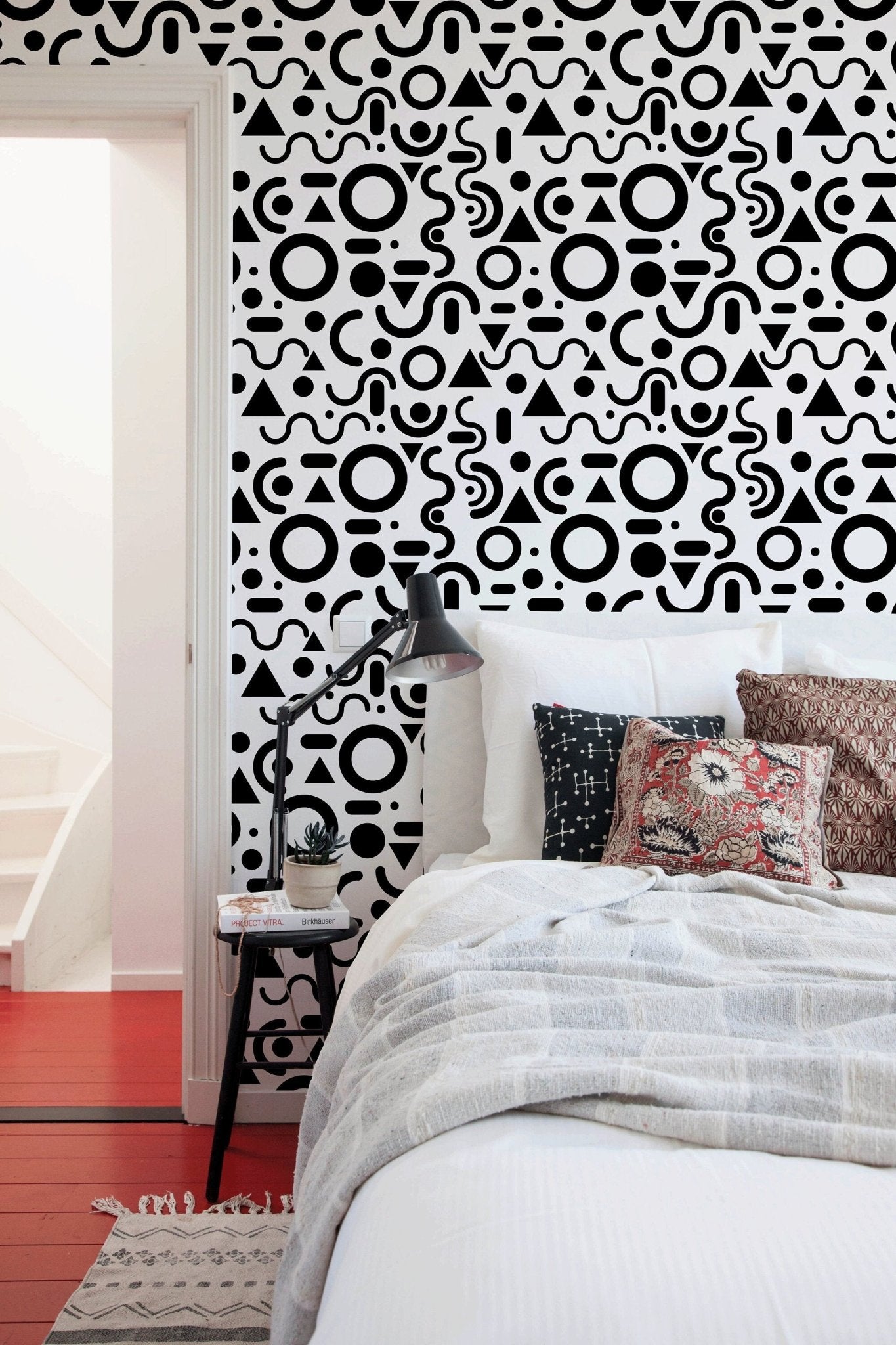 Abstract Geometric Play Wallpaper - B694 - WallTrend