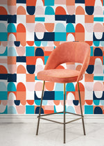 Abstract Geometric Shapes Wallpaper - B833 - WallTrend