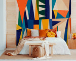 Abstract Geometric Shapes Wallpaper - B891 - WallTrend