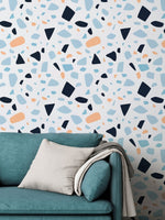 Abstract Geometric Shapes Wallpaper - B934 - WallTrend