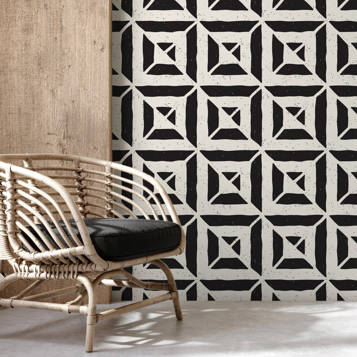 Abstract Geometric Shapes Wallpaper - C374 - WallTrend