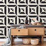 Abstract Geometric Shapes Wallpaper - C374 - WallTrend