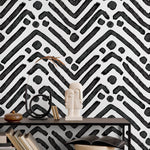 Abstract Geometric Shapes Wallpaper - X104 - WallTrend