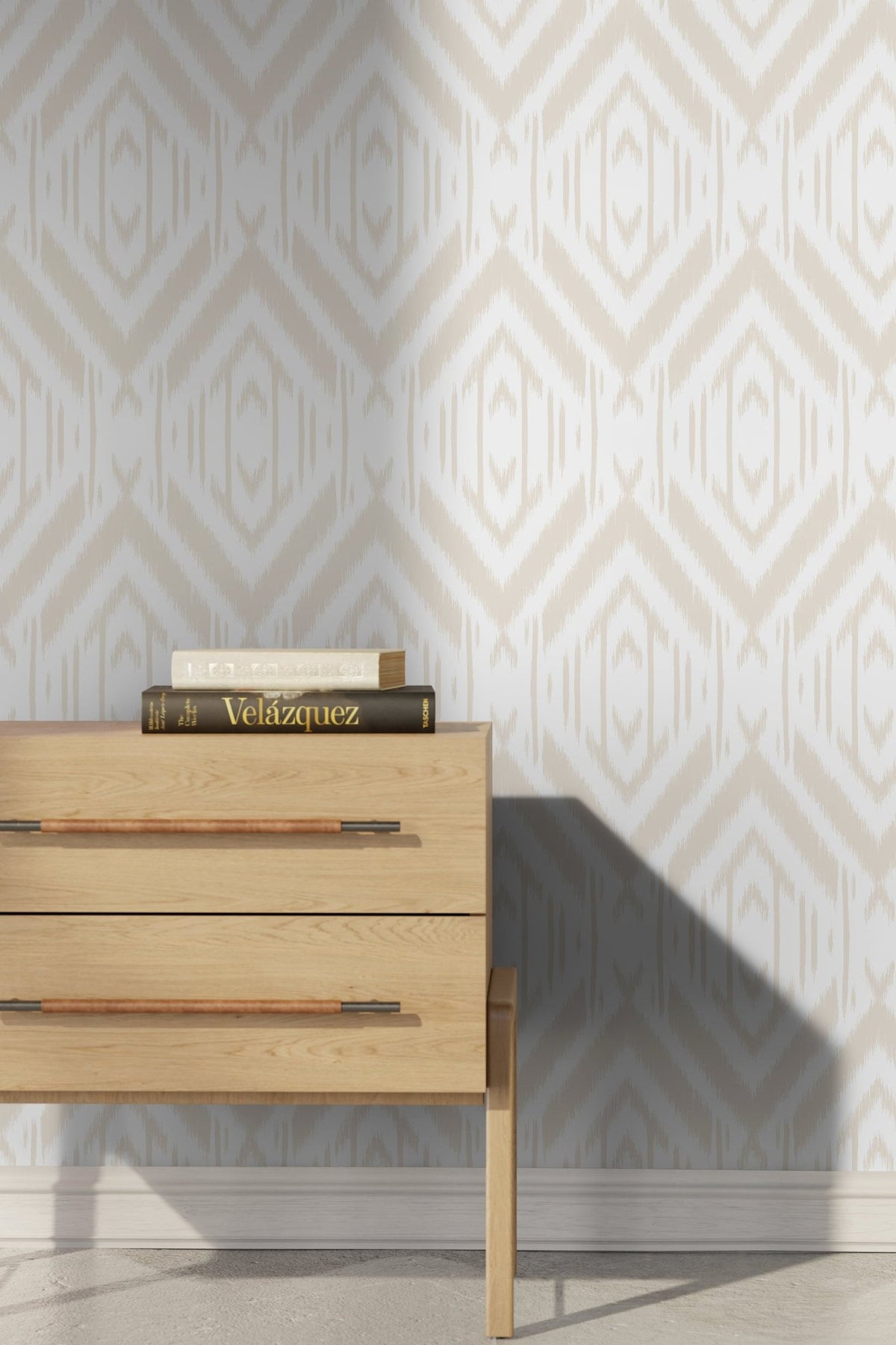 Abstract Ikat Diamond Wallpaper - C746 - WallTrend