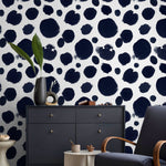 Abstract Ink Blot Wallpaper - A012 - WallTrend