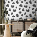 Abstract Ink Blots Wallpaper - A662 - WallTrend