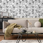 Abstract Ink Splotches Wallpaper - A348 - WallTrend