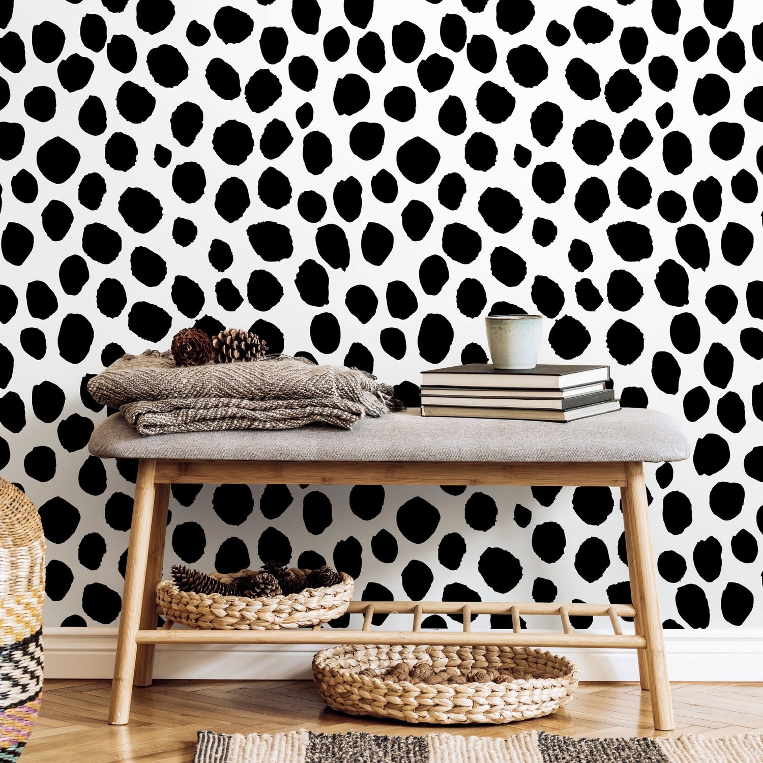 Abstract Ink Spots Wallpaper - A326 - WallTrend