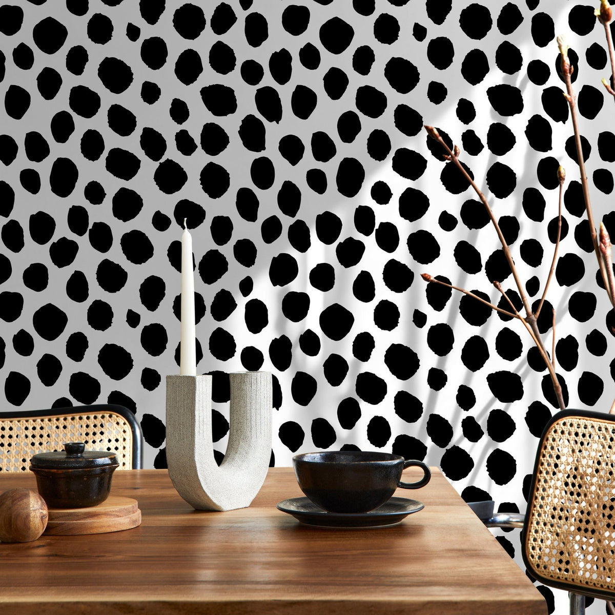 Abstract Ink Spots Wallpaper - A326 - WallTrend