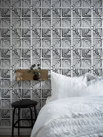 Abstract Labyrinth Wallpaper - B997 - WallTrend