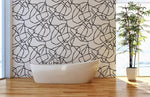 Abstract Line Art Wallpaper - B062 - WallTrend