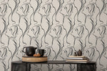 Abstract Lines and Faces Wallpaper - D383 - WallTrend