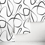 Abstract Lines and Shapes Wallpaper - B603 - WallTrend