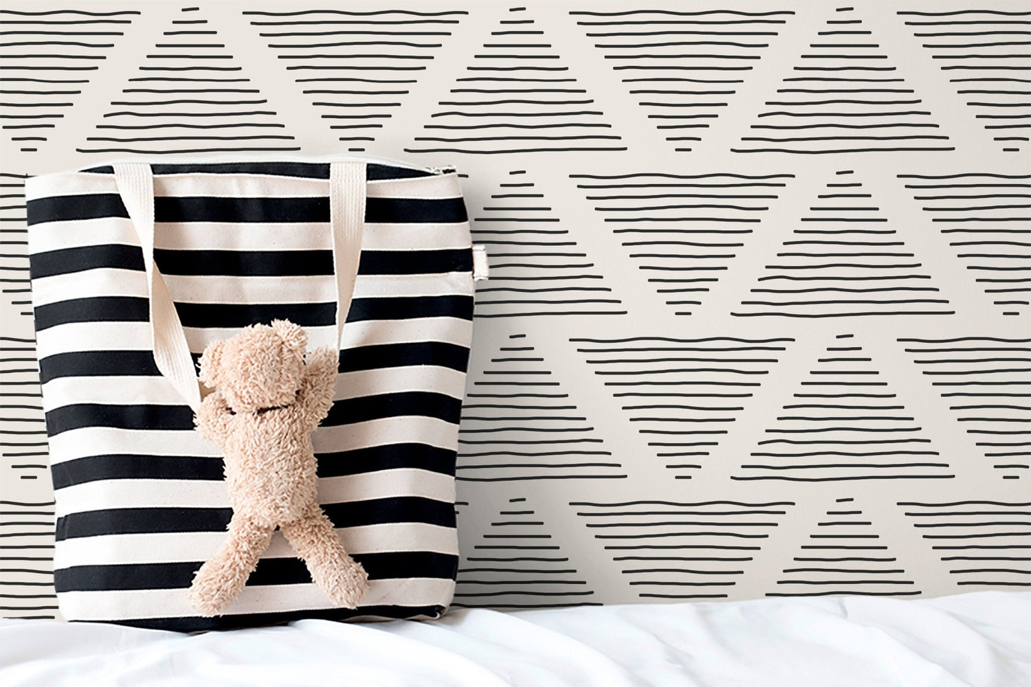 Abstract Lines and Shapes Wallpaper - C258 - WallTrend