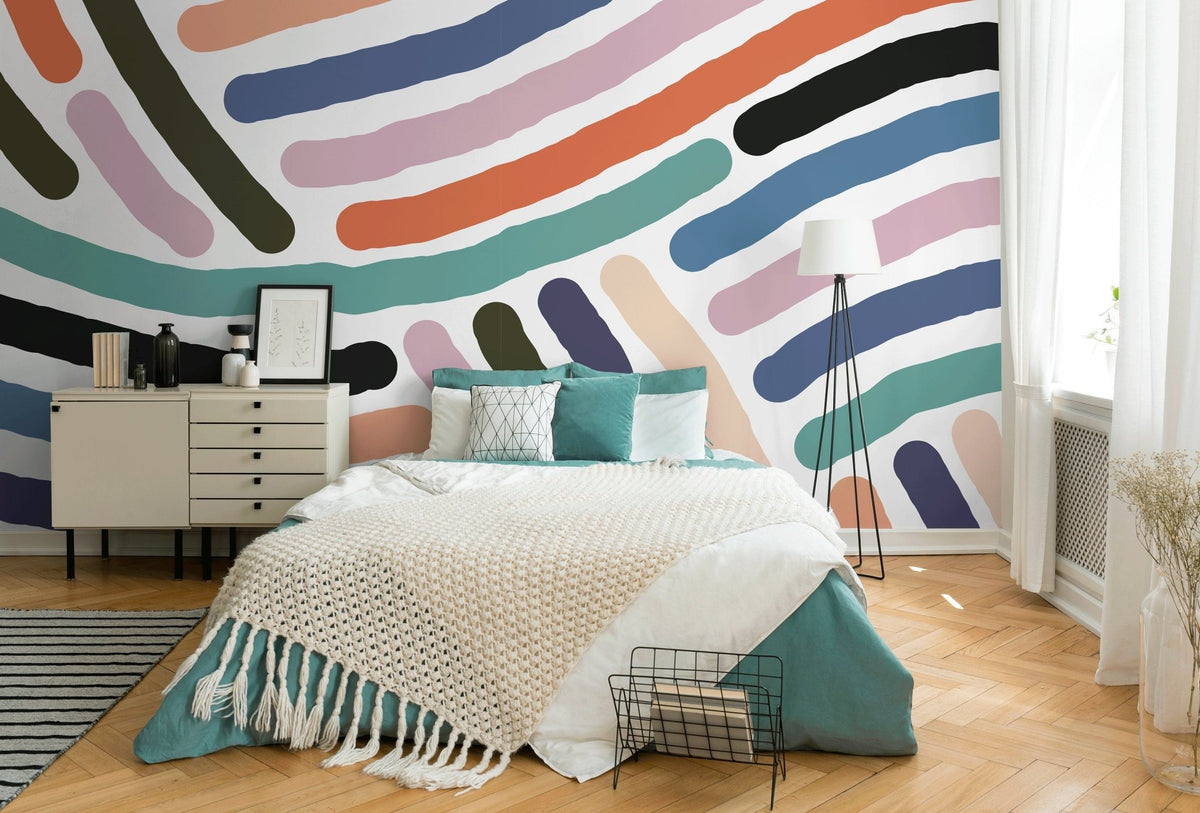 Abstract Lines Wallpaper - B956 - WallTrend