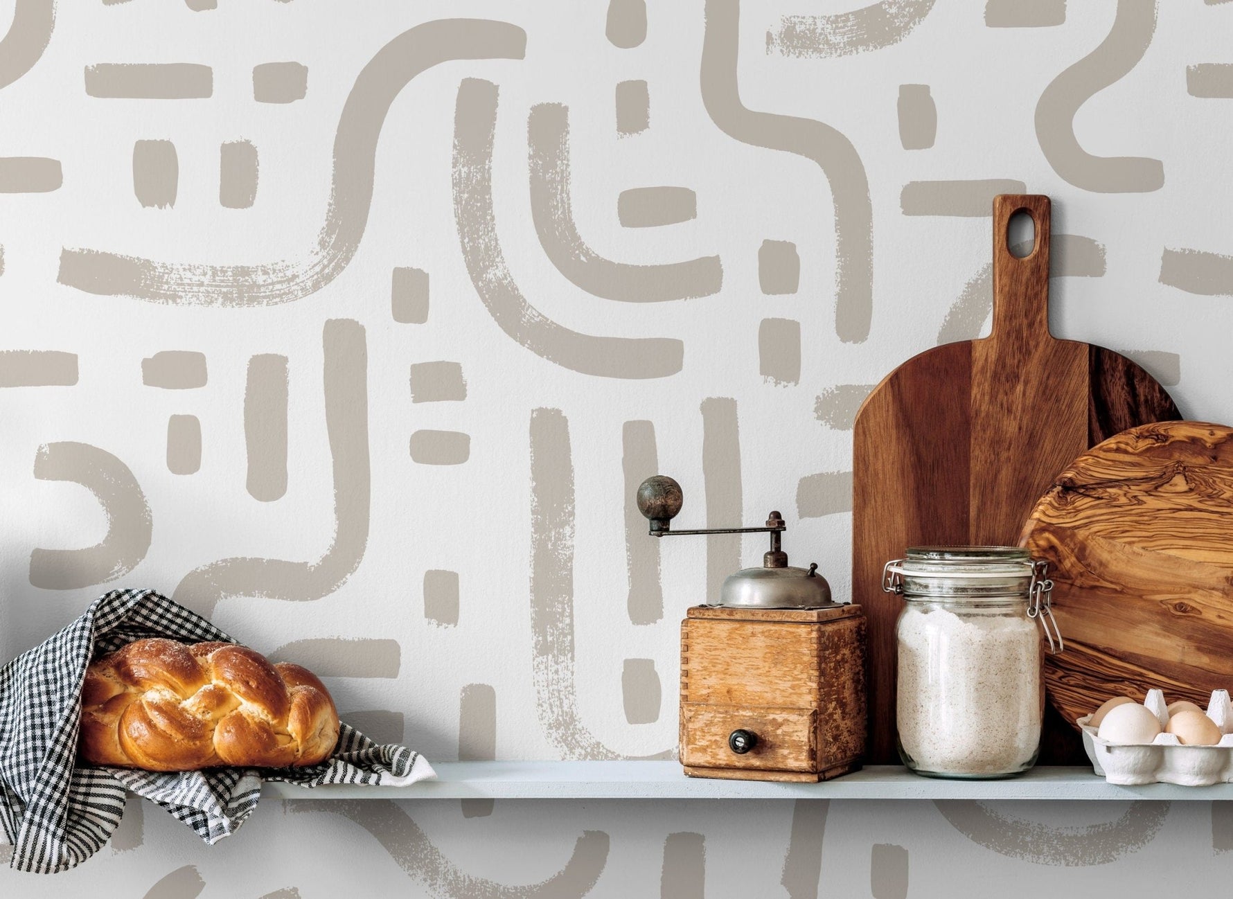 Abstract Maze Wallpaper - C070 - WallTrend