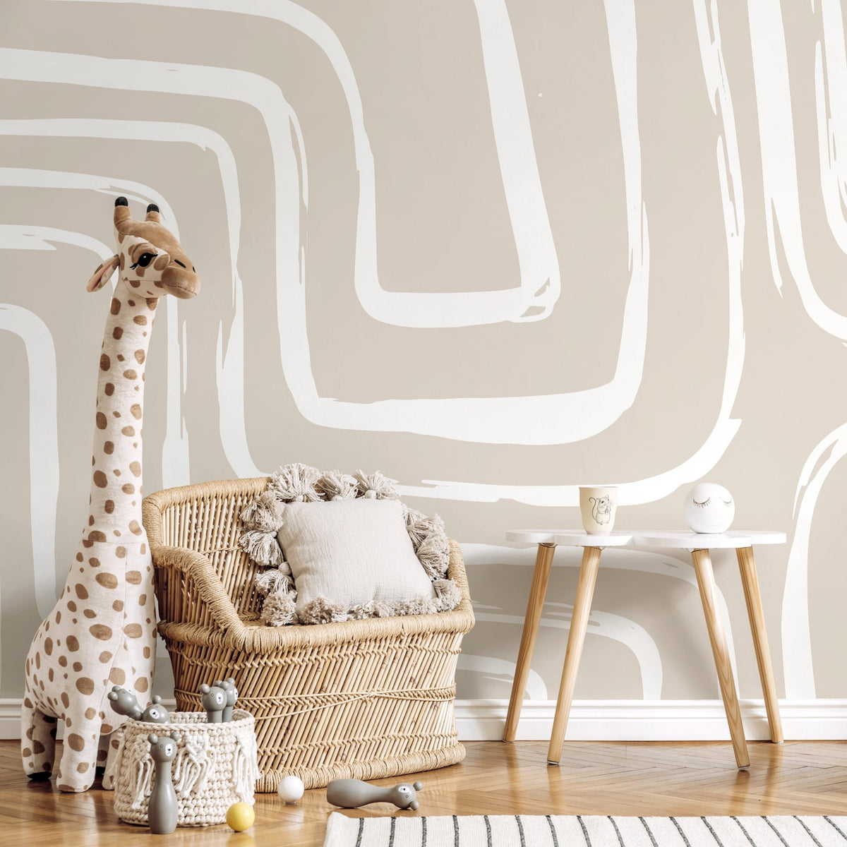 Abstract Maze Wallpaper - C089 - WallTrend