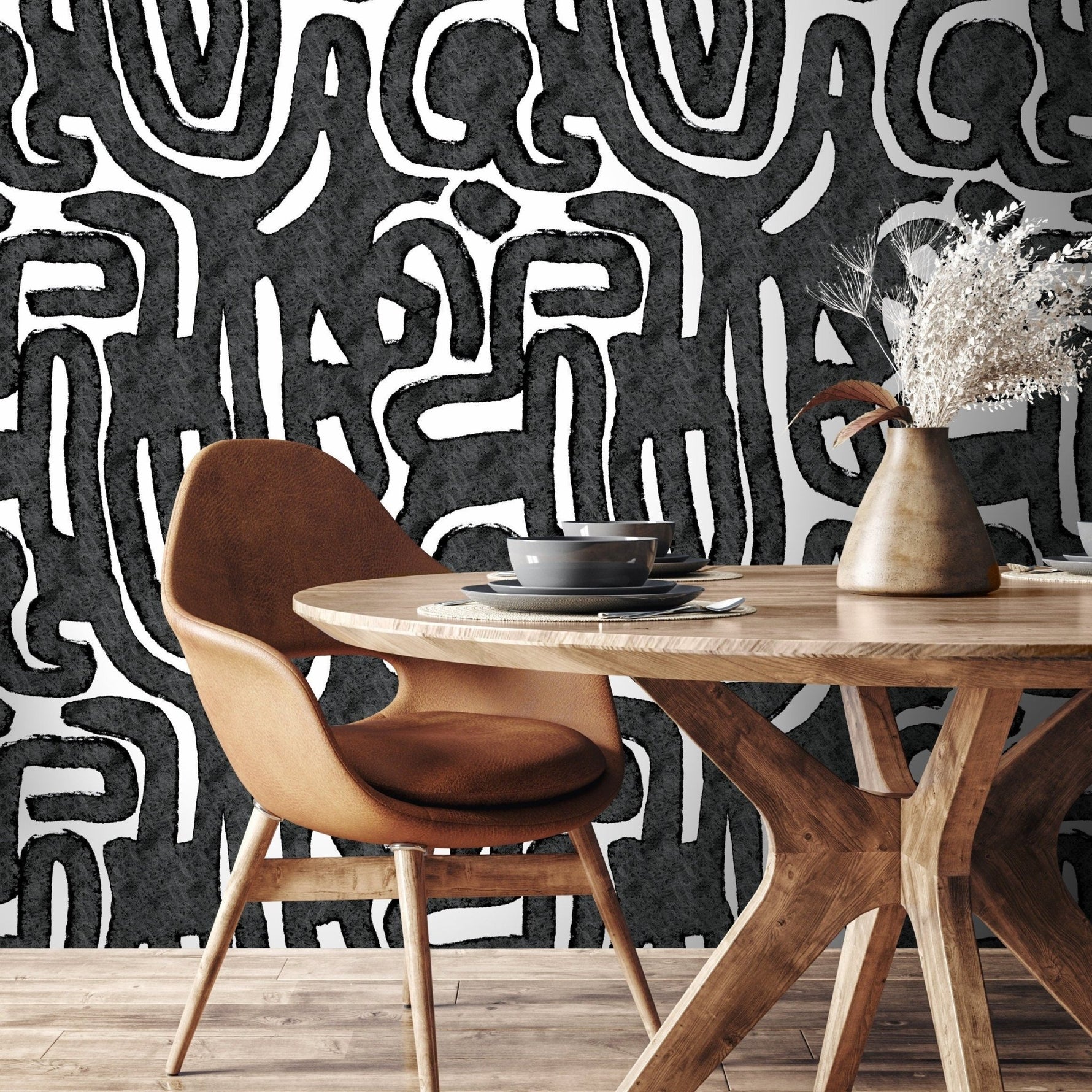 Abstract Maze Wallpaper - X103 - WallTrend