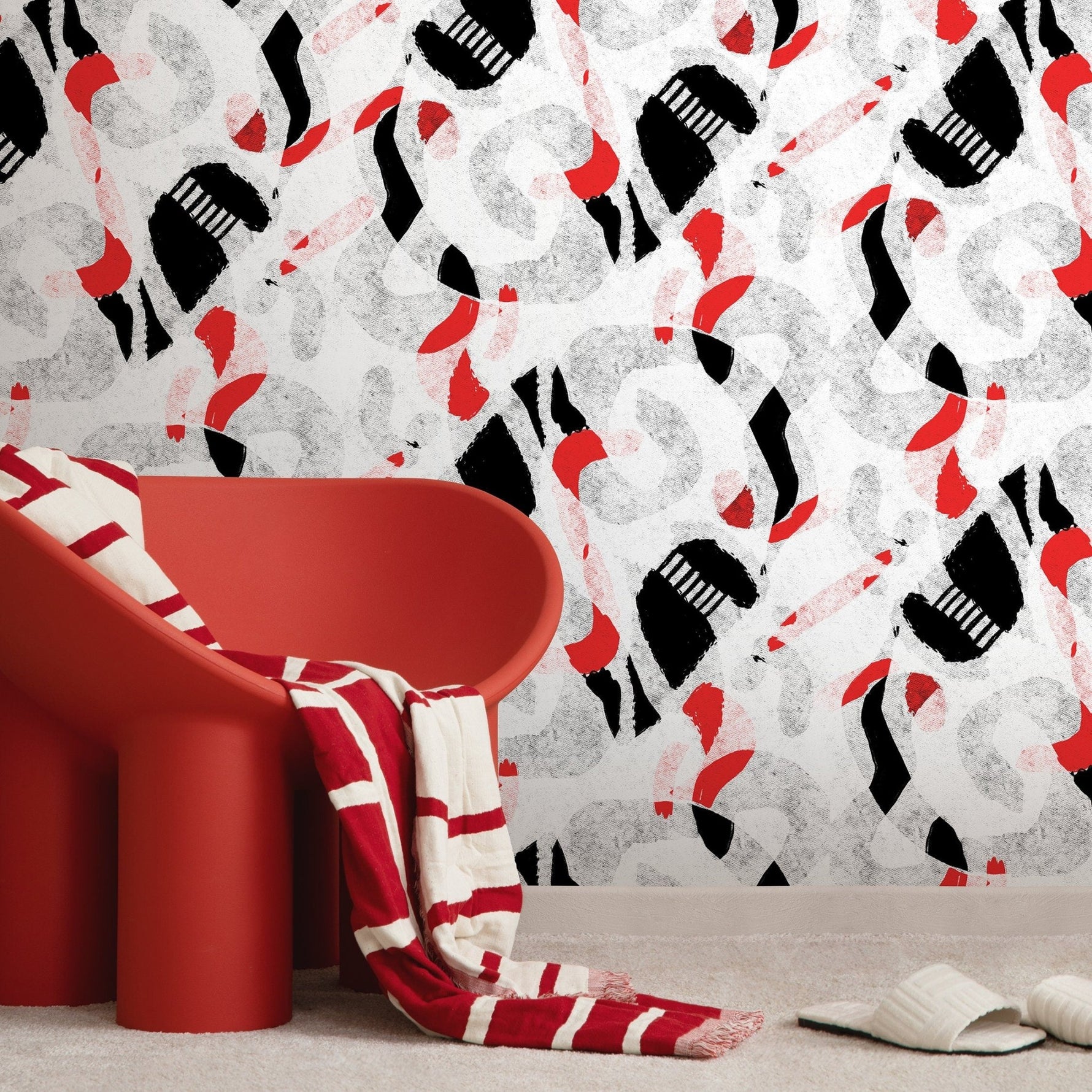 Abstract Musical Symphony Wallpaper - X106 - WallTrend