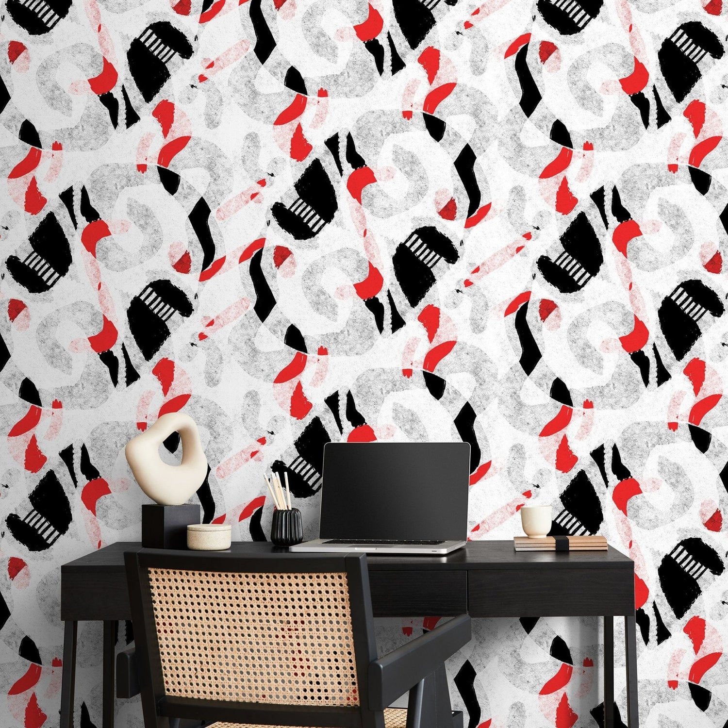 Abstract Musical Symphony Wallpaper - X106 - WallTrend