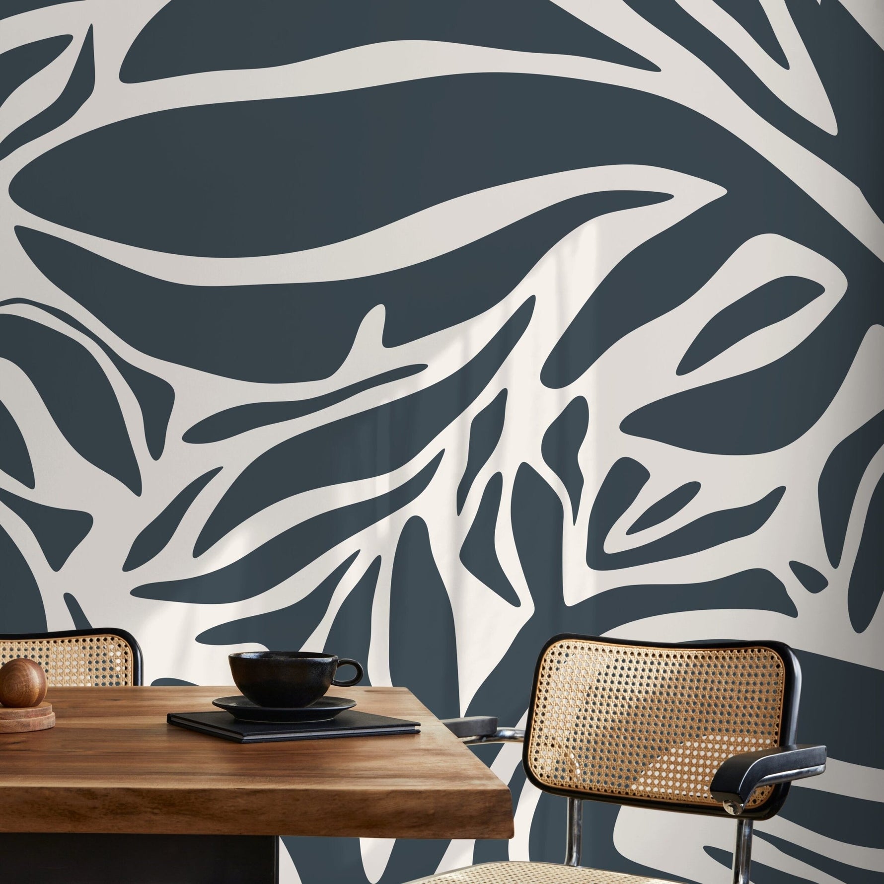 Abstract Nature Cutout Wallpaper - D631 - WallTrend