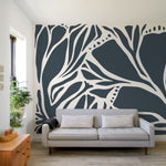 Abstract Nature Cutout Wallpaper - D631 - WallTrend