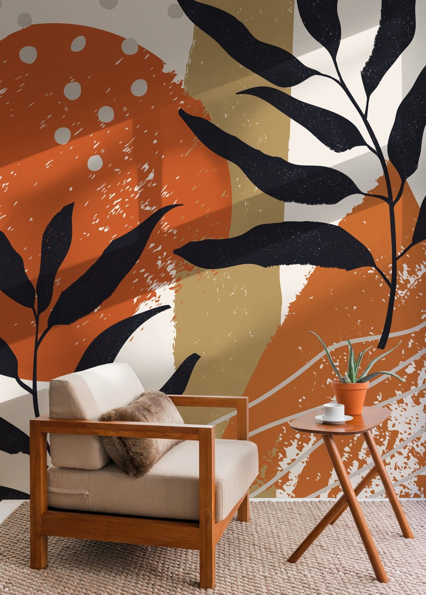 Abstract Nature Illustration Wallpaper - C073 - WallTrend