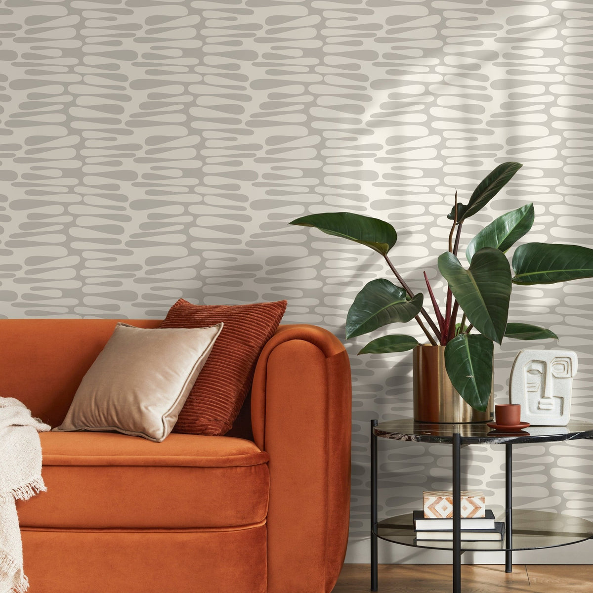 Abstract Neutral Shapes Wallpaper - C571 - WallTrend