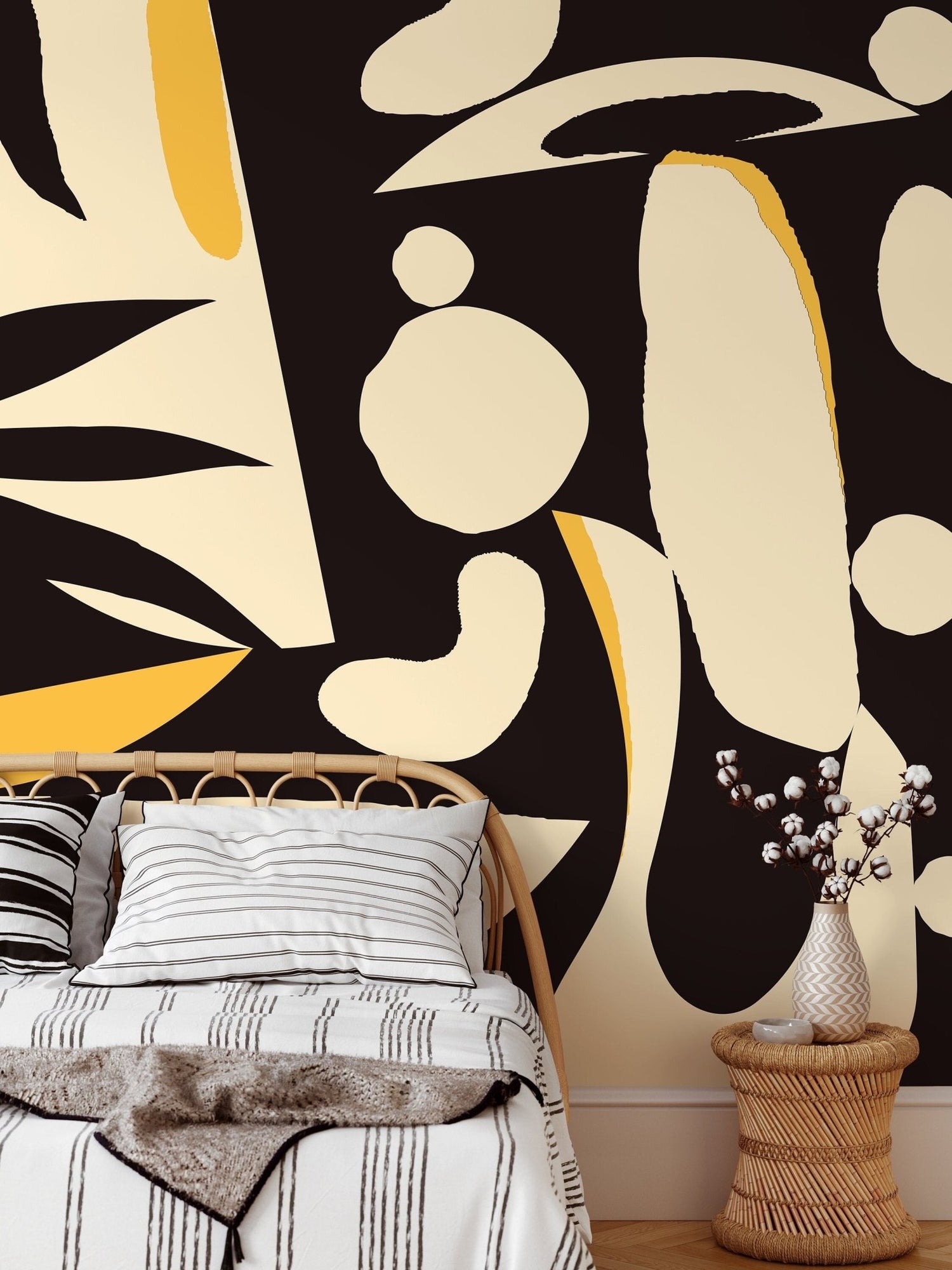 Abstract Organic Forms Wallpaper - B851 - WallTrend