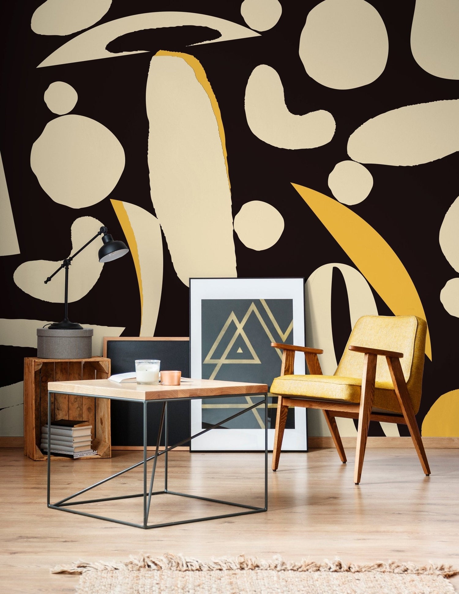 Abstract Organic Forms Wallpaper - B851 - WallTrend