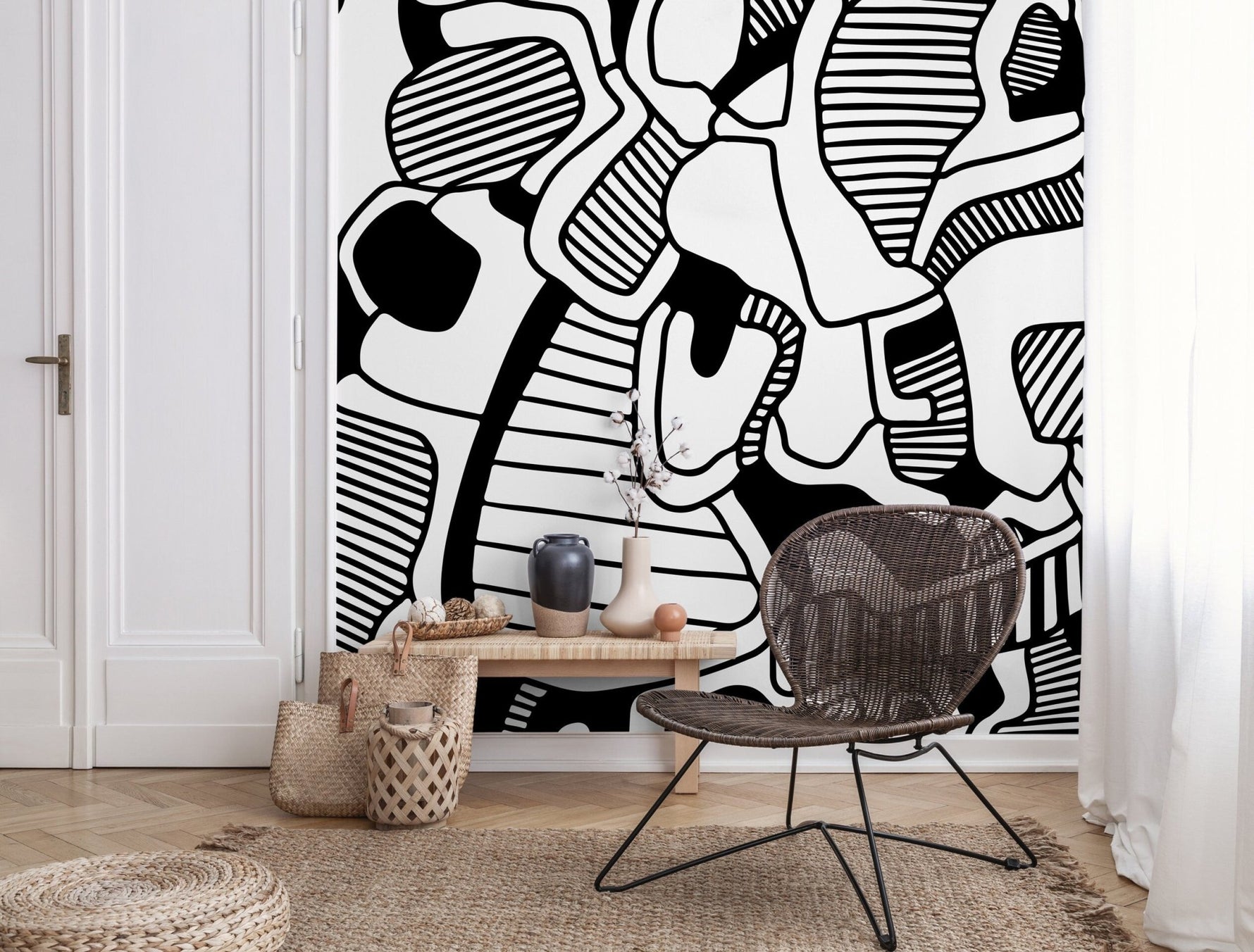 Abstract Organic Forms Wallpaper - X144 - WallTrend