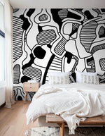 Abstract Organic Forms Wallpaper - X144 - WallTrend