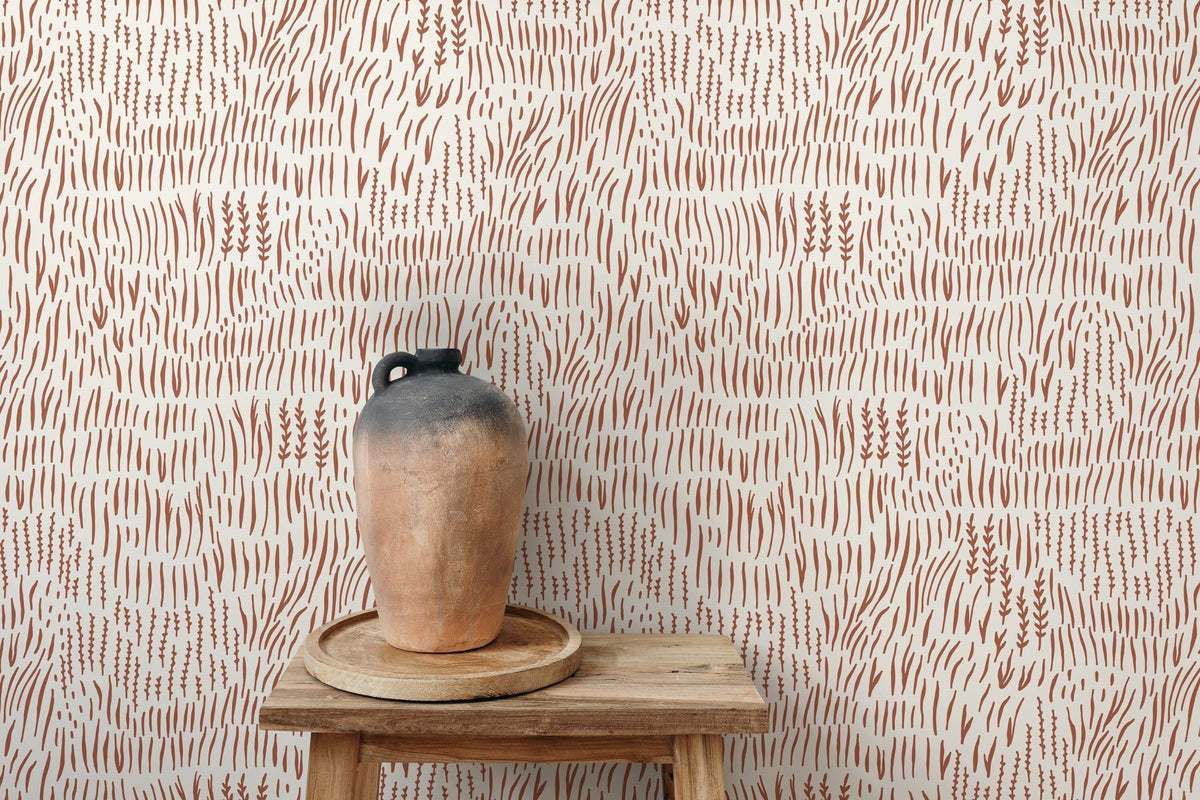 Abstract Organic Lines Wallpaper - D291 - WallTrend