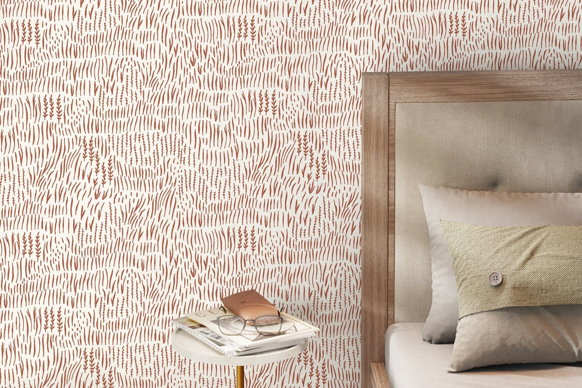 Abstract Organic Lines Wallpaper - D291 - WallTrend