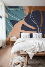 Abstract Organic Shapes Wallpaper - C059 - WallTrend