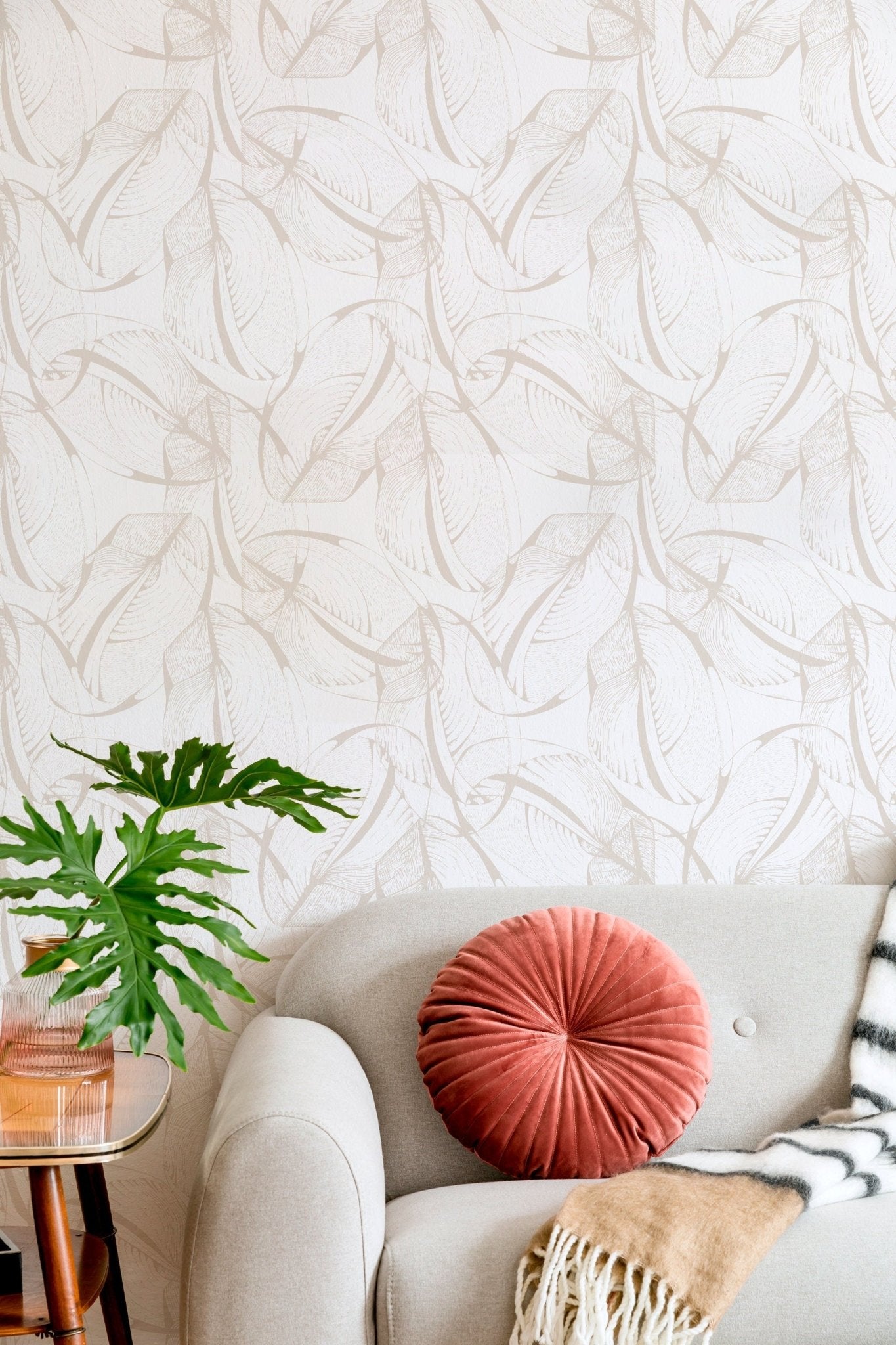 Abstract Organic Shapes Wallpaper - C178 - WallTrend